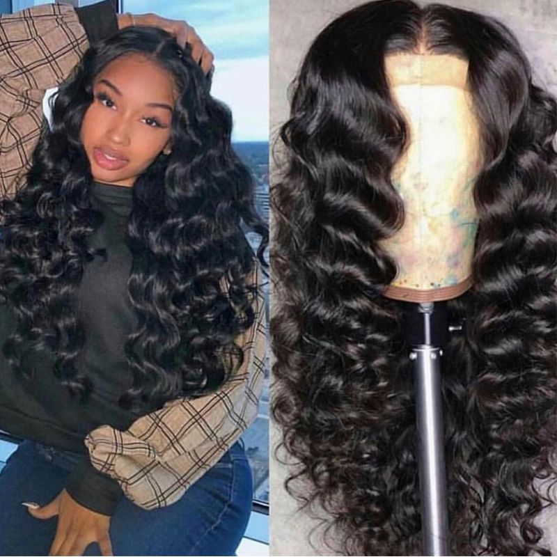2019 Hot Selling Hd Swiss Lace Human Bounce Wave Wigs Brazilian