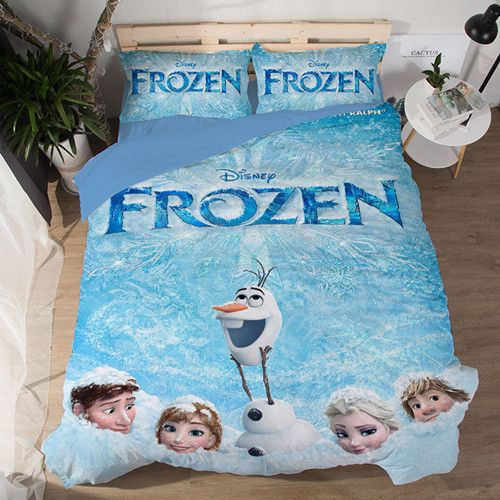 Frozen Bedding Sets For Girl 1duvet Cover 2 Pillow Case Polyester