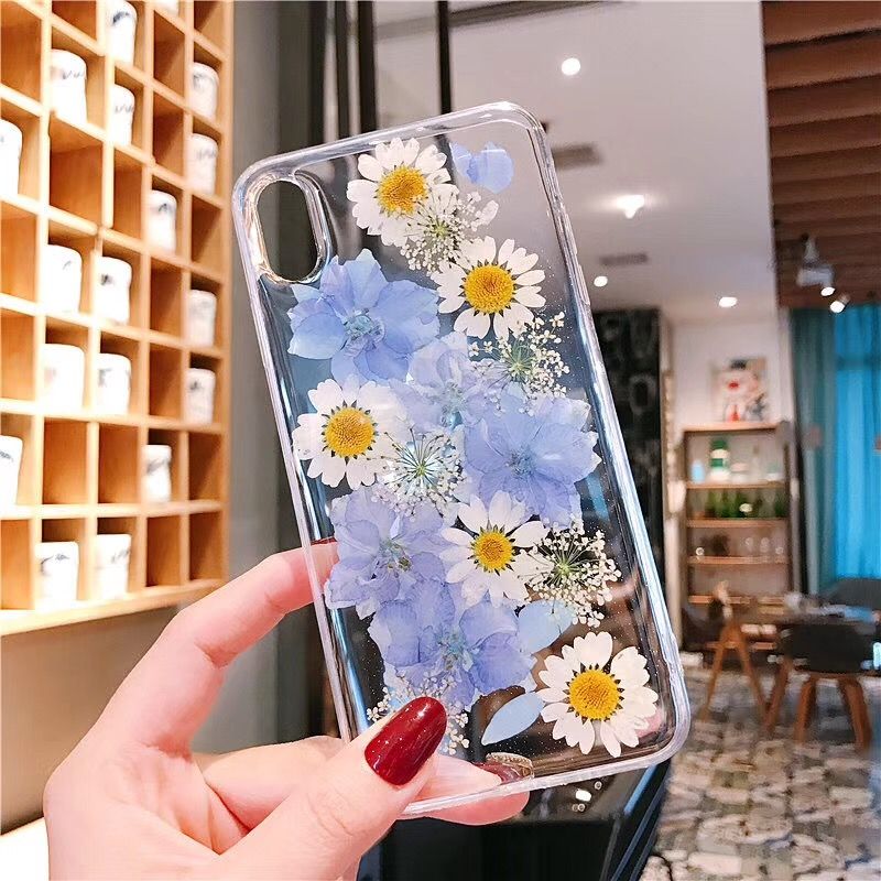 Clear Girls Real Flowers Phone Cases For Iphone 6 7 8 Plus X Xr Iphone 11 Pro Max From Winwindg1 3 05 Dhgate Com