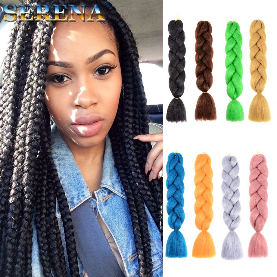 Crochet Hair Extensions Dreadlocks Synthetic Crochet Braids Twist 24inch 100g Cheap Human Hair Weave Bundles Xpression Braiding Hair Remy Hair Bulk