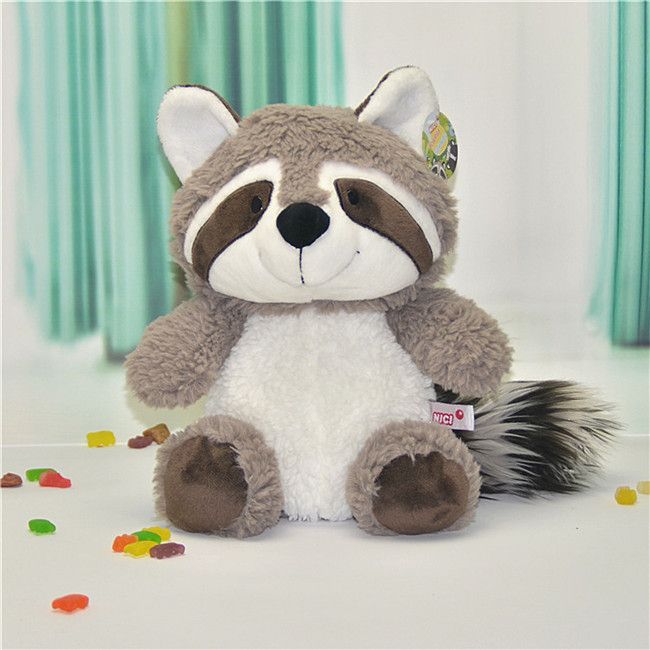 valentines day raccoon stuffed animal