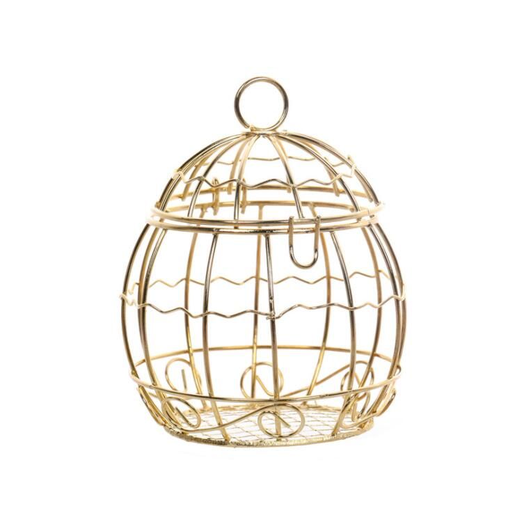 50 Pcs Novel Wedding Favor Gifts Birdcage Design Candy Tin Box