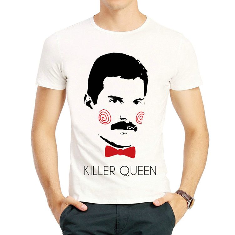 Freddie Mercury Camiseta Killer Te Sacará Camisetas Manga Corta Famosa Foto Foto Singlete Ropa Colorfast Camiseta Modal Elástica De € | DHgate