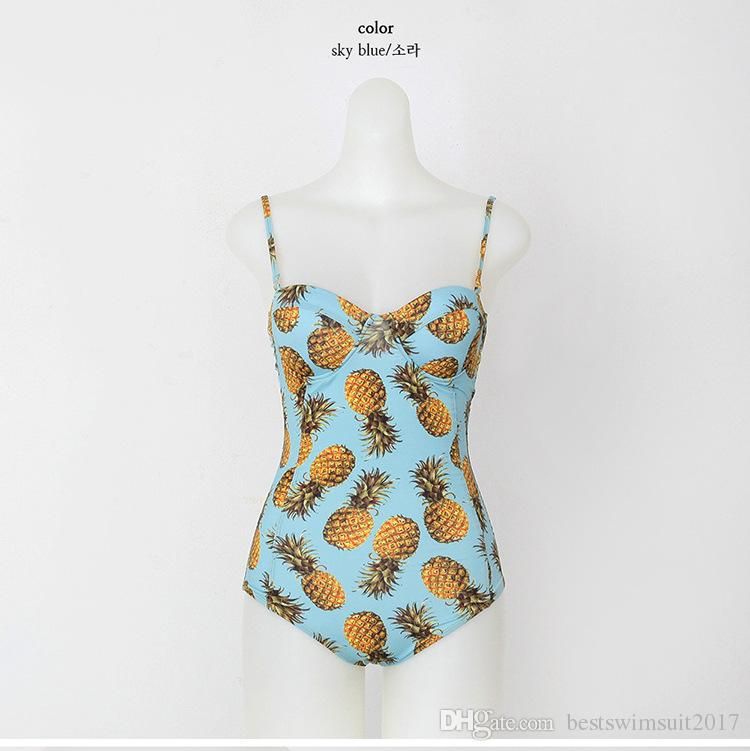 pineapple swimming suit