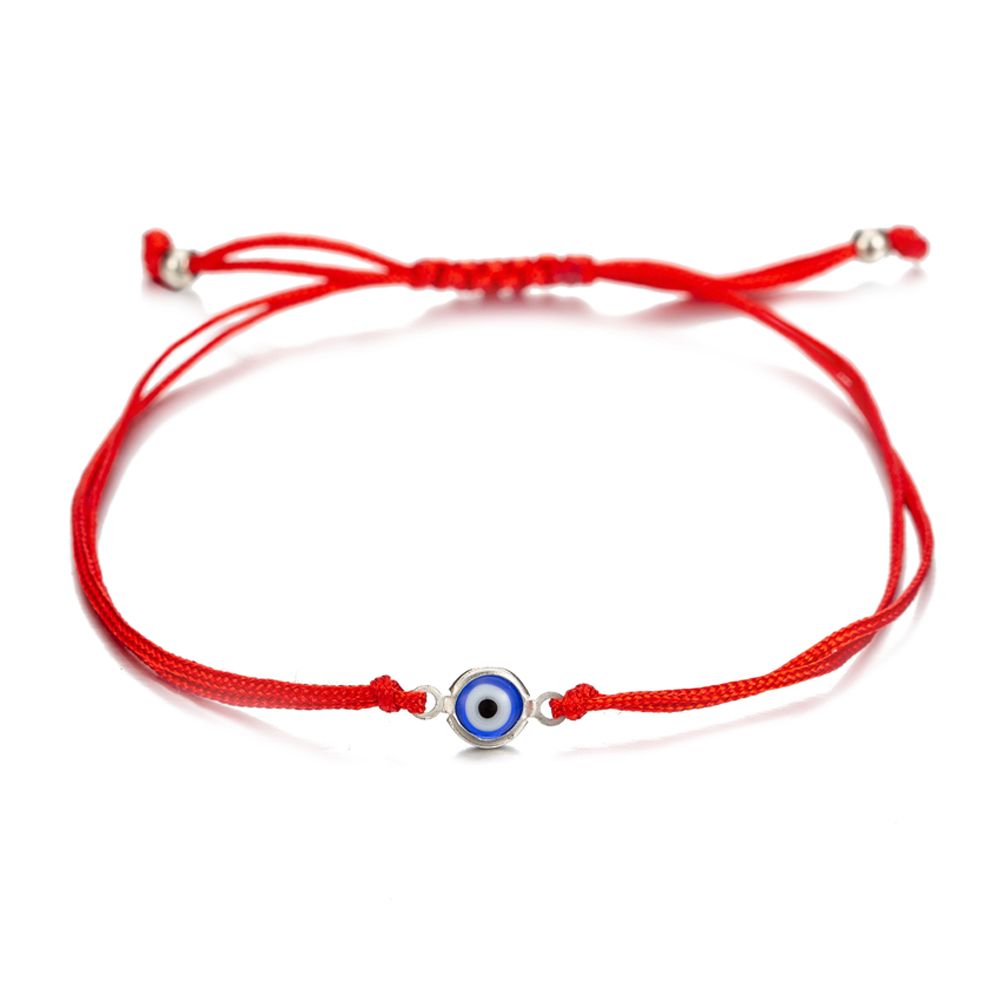 red eye Red String Kabbalah Evil Eye Charm Bracelets for Protection and Luck Adjustable Hand-Woven Red Cord Thread Friendship Bracelet Amulet Jewelry