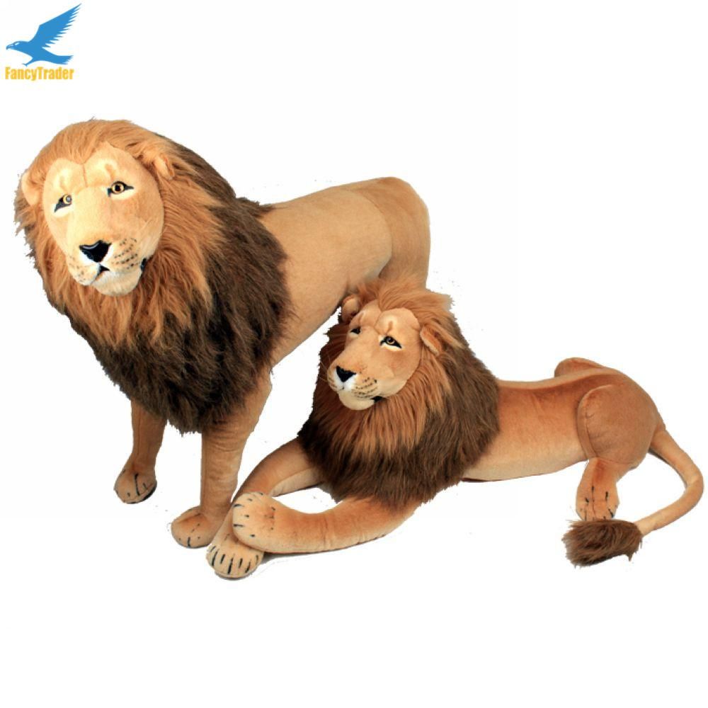 big stuffed lion toy