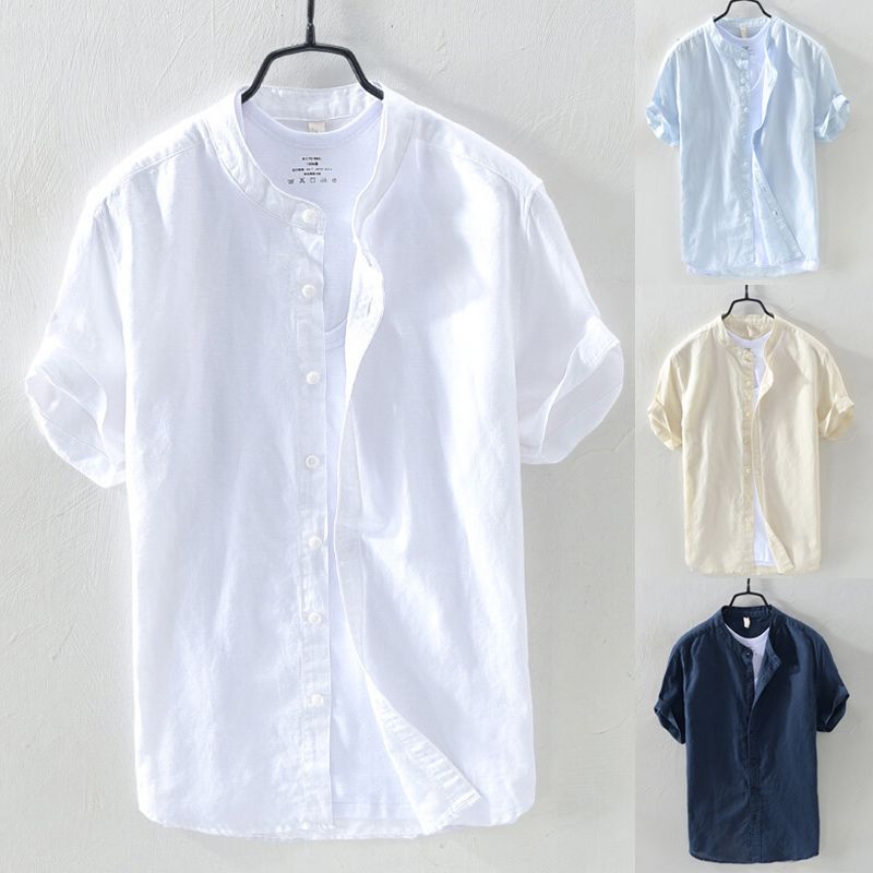 the baggy button down