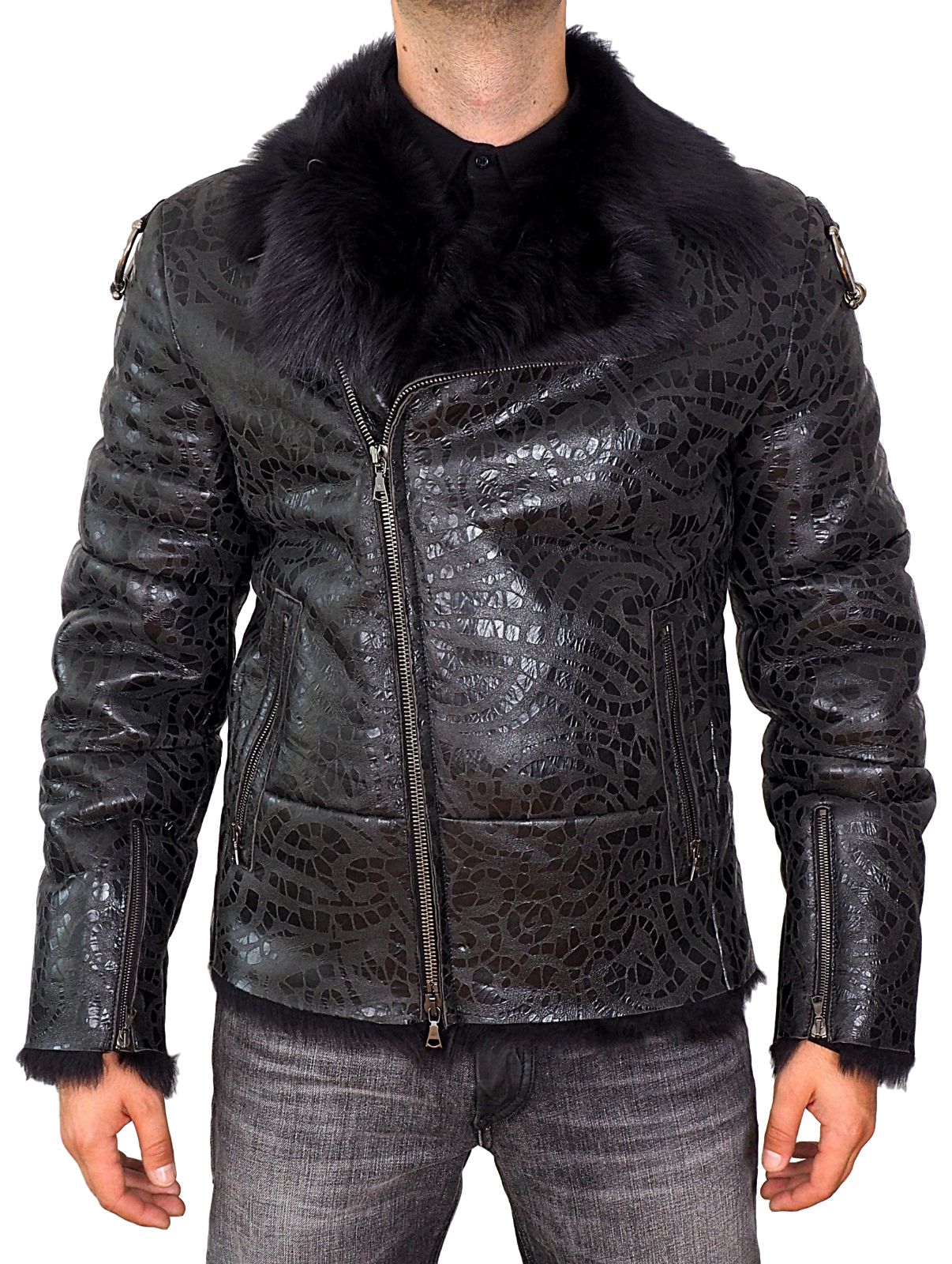 john richmond leather jacket