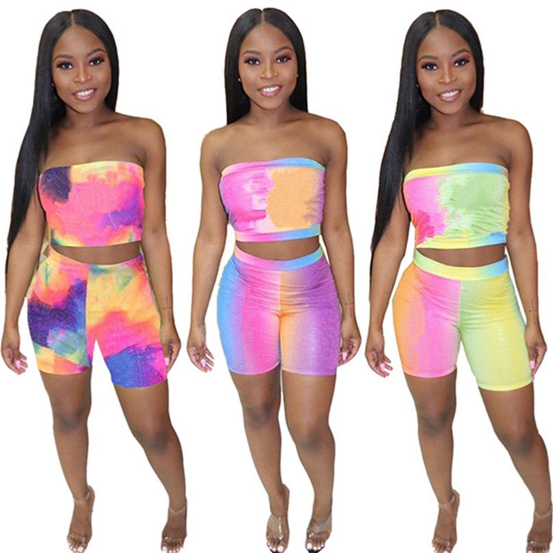 Chocomist De Dos Piezas De Ropa Deportiva Tie Dye Carta De Impresión  Multicolor De Dos Piezas, Pantalones Conjunto C2045 comprar en línea / Los  Juicios Y Los Conjuntos De ~ Zeen.cl