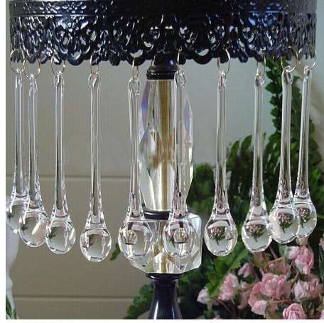 10 PCS Lot Clear Crystal Glass Chandelier Lamp Part Drops Prisms Pendants 80MM 