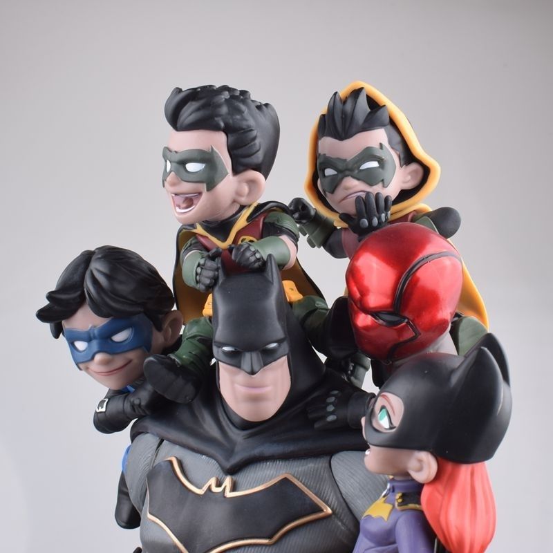 Liga de la Justicia animado Batman y Robin y su familia 37cm figura de  dibujos animados de PVC