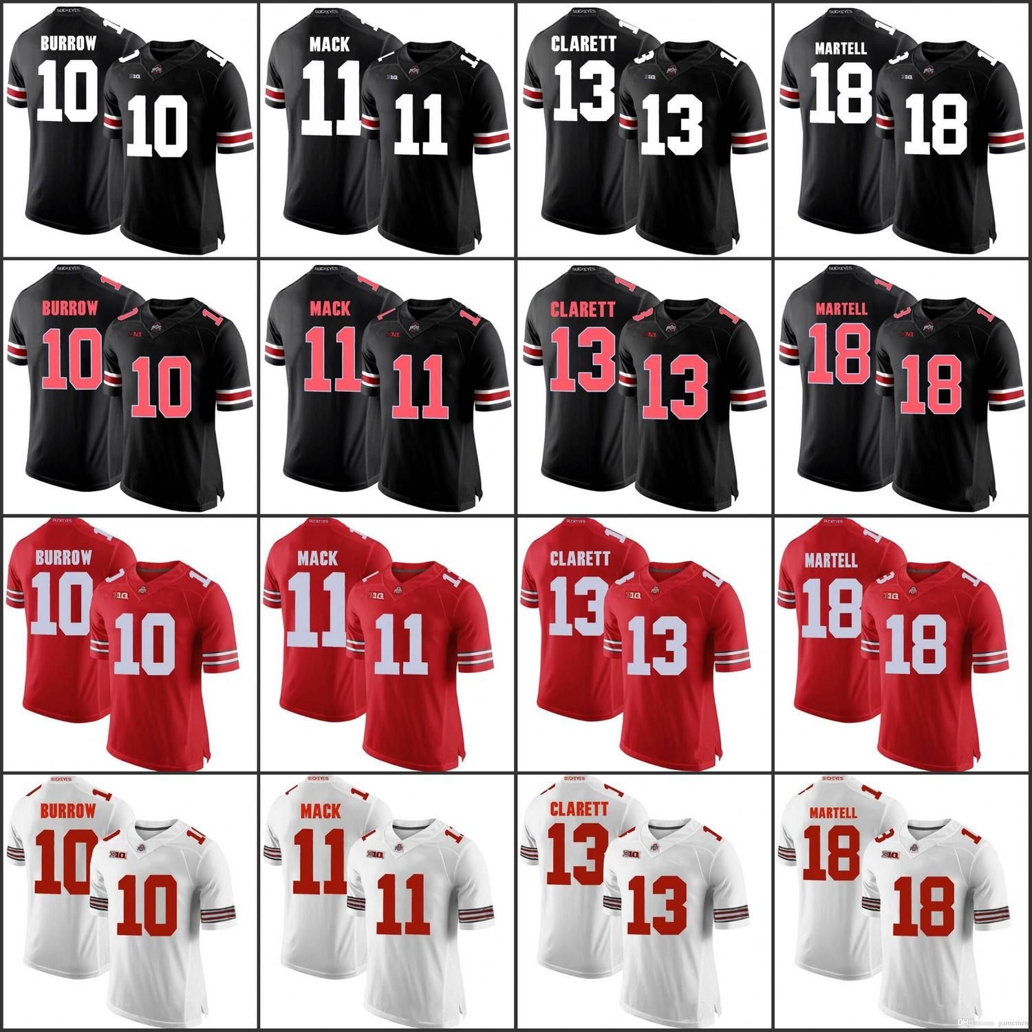 custom buckeyes jersey