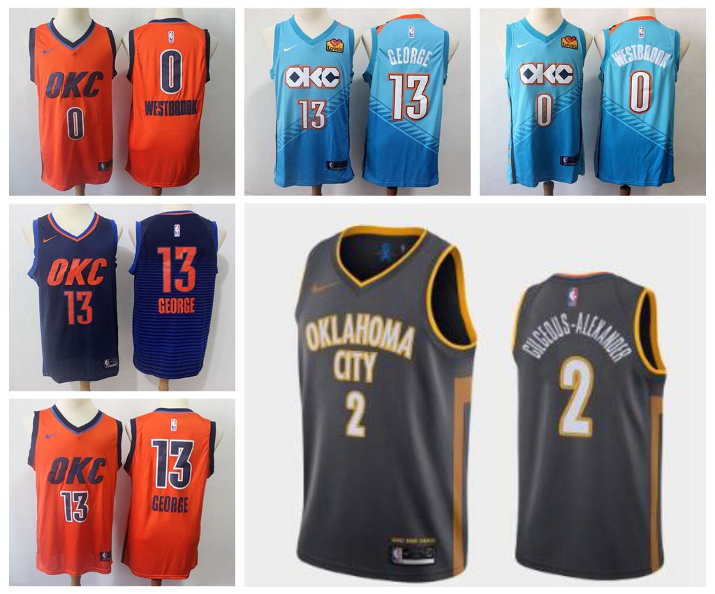 paul george oklahoma city jersey