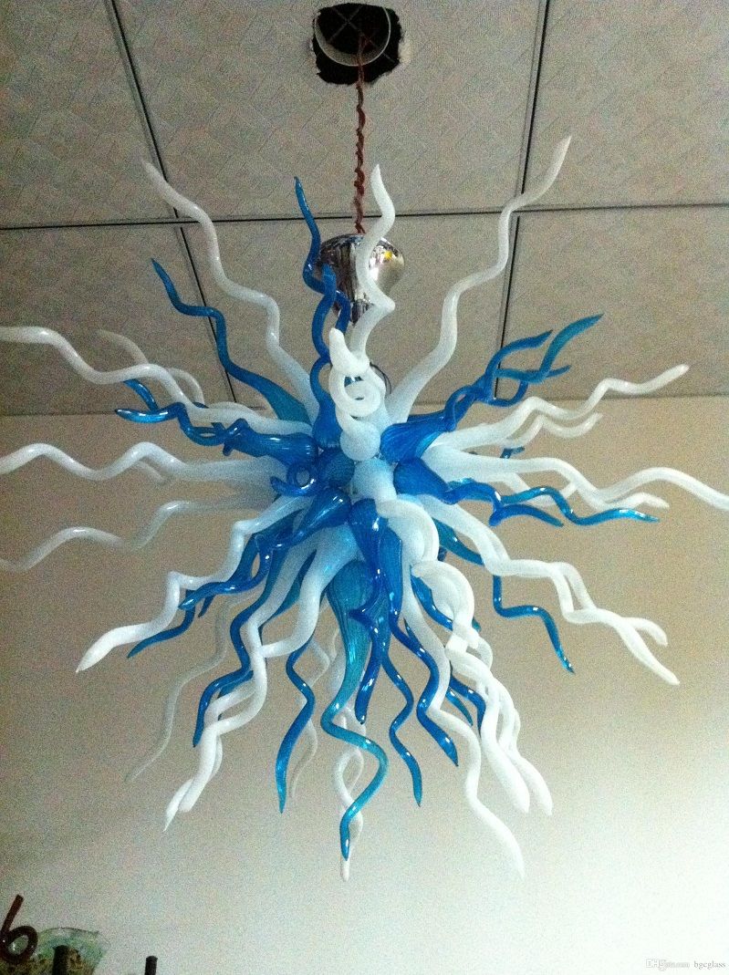 Dale Chihuly Style Handmade Blown Murano Glass Chandeliers Multi Color