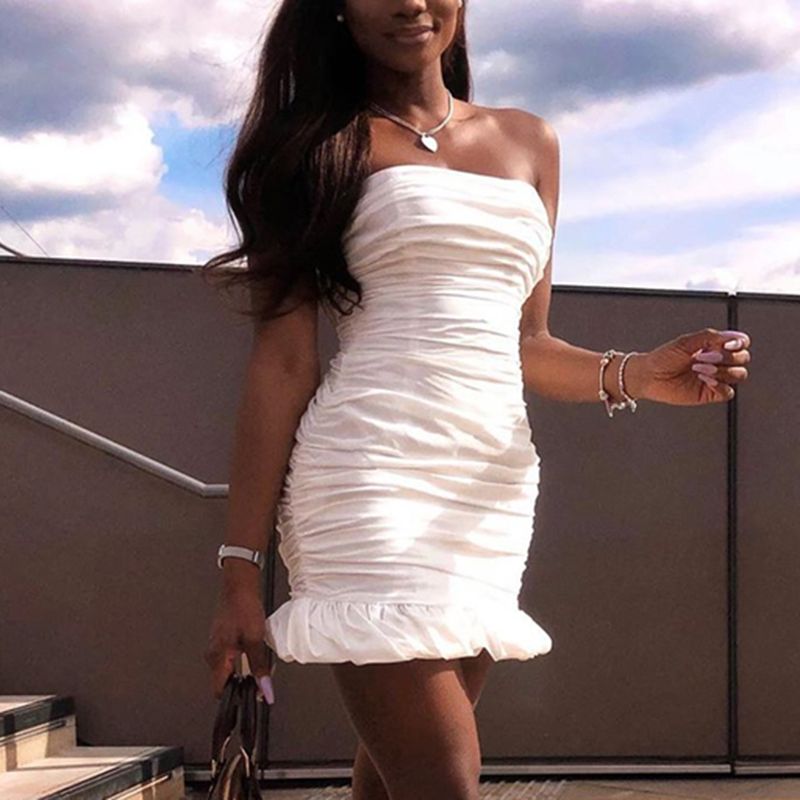 strapless summer dresses uk