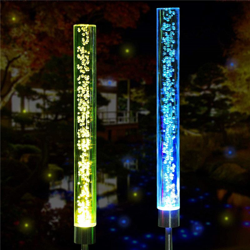 2020 Garden Solar Lights Outdoor Solar Acrylic Bubble Rgb Color Changing Solar Powered For Garden Patio Backyard Pathway Decoration Lights From Sunway518 107 44 Dhgate Com