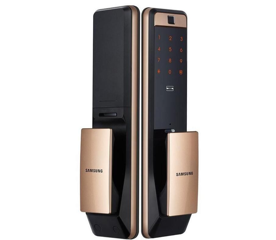 2021 SAMSUNG SHP DP609 Keyless Fingerprint PUSH PULL Two Way Digital