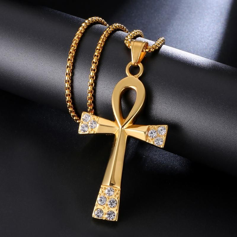 crystal ankh necklace