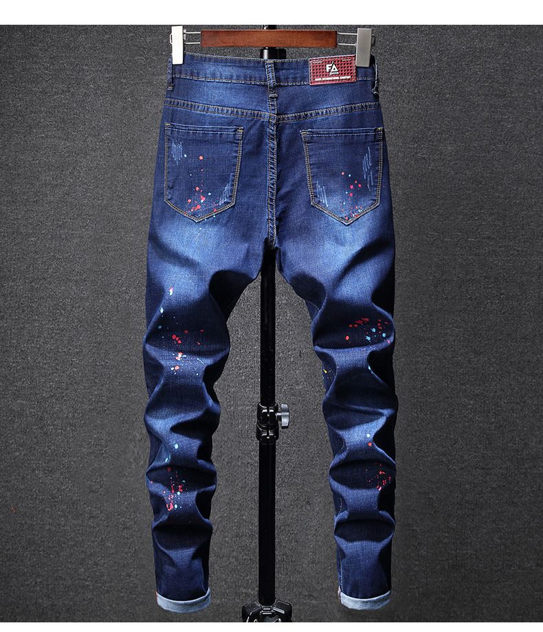 Jeans Erl | Pantalones Vaqueros Estampados Pink Hombre – Aurea Avis