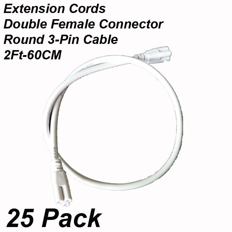 Accessories: 2Ft Extension Cords