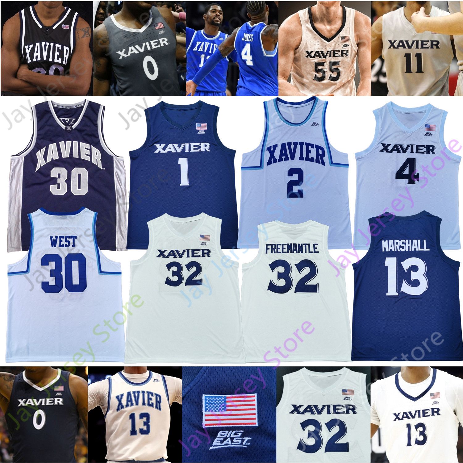 xavier basketball jersey