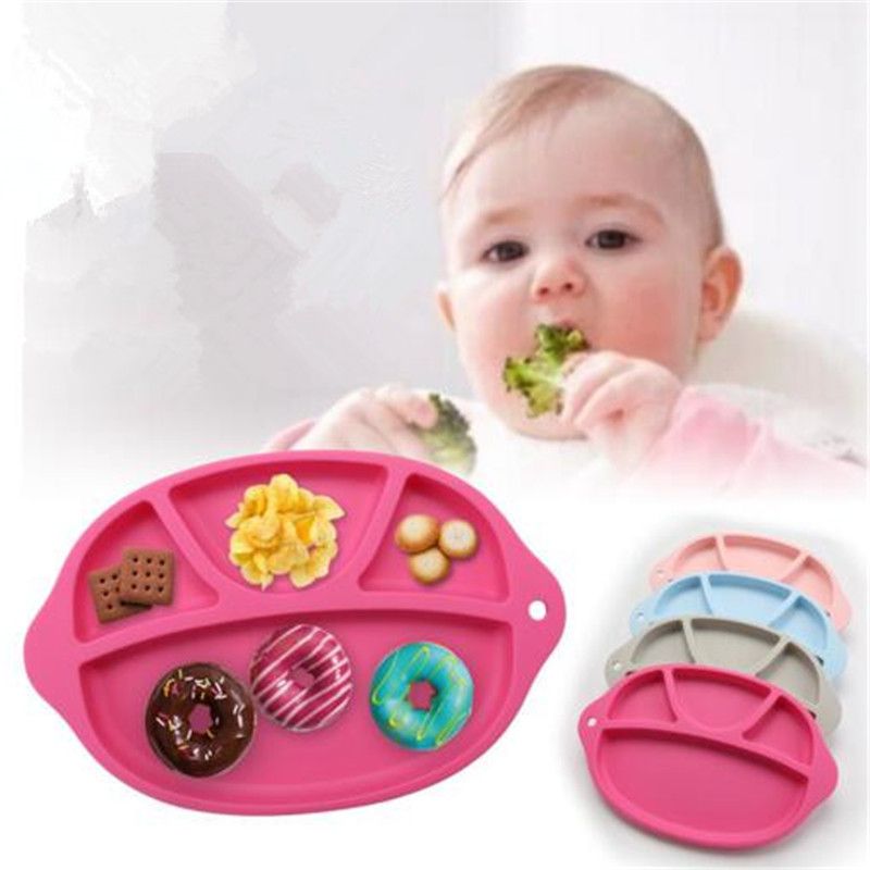 baby eating plates