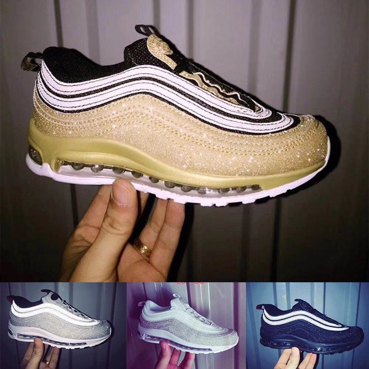 gold infant sneakers