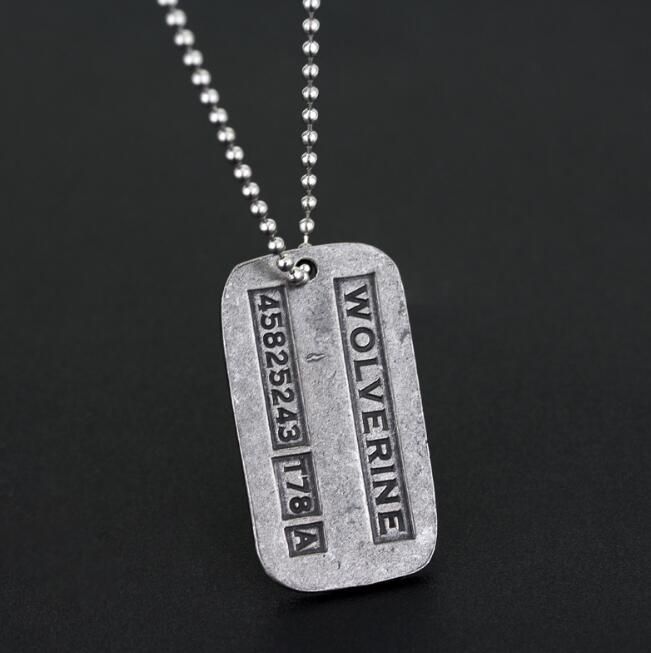 wolverine tag necklace