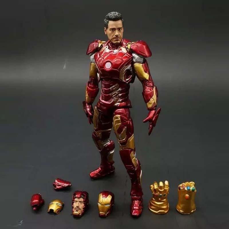 Compre 18cm Original Marvel Select Avengers Superhéroe Ironman Mark 45 Iron Man PVC Figura De Acción Muñeca De Juguete Regalo De Cumpleaños De Navidad A 55,67 € Del Sunnysleepvip12 | DHgate.Com