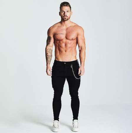 muscular guys in skinny jeans