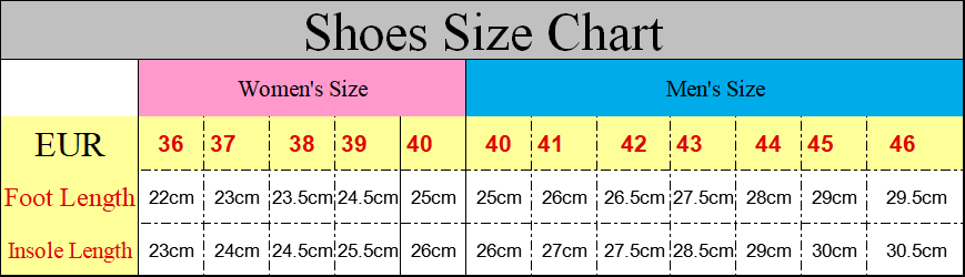 Golden Goose Size Chart Cm