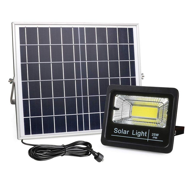 Outdoor Solar Flood Lights 1100 Lumens 3 Optional Modes LED Remote Control Solar Security