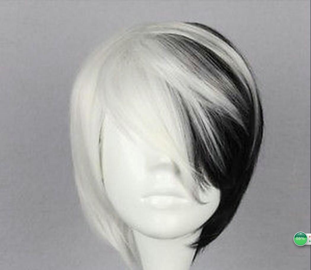 Wig Hot Heat Resistant Kanekalon Party Hair Half Black Half White Short Wig Anime Cosplay Cruella Deville From Wig 29 14 Dhgate Com Wig Hot Heat Resistant Kanekalon Party Hair Half Black Half White Short Wig Anime Cosplay Cruella Deville From Wig 29 14 Dhgate Com