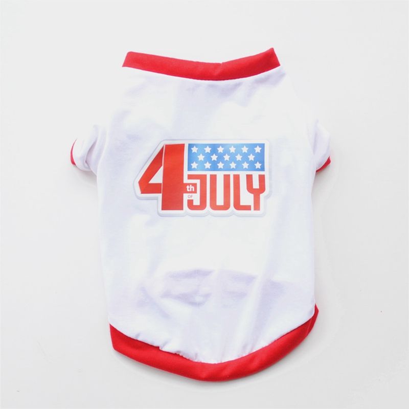 4th of july dog shirt