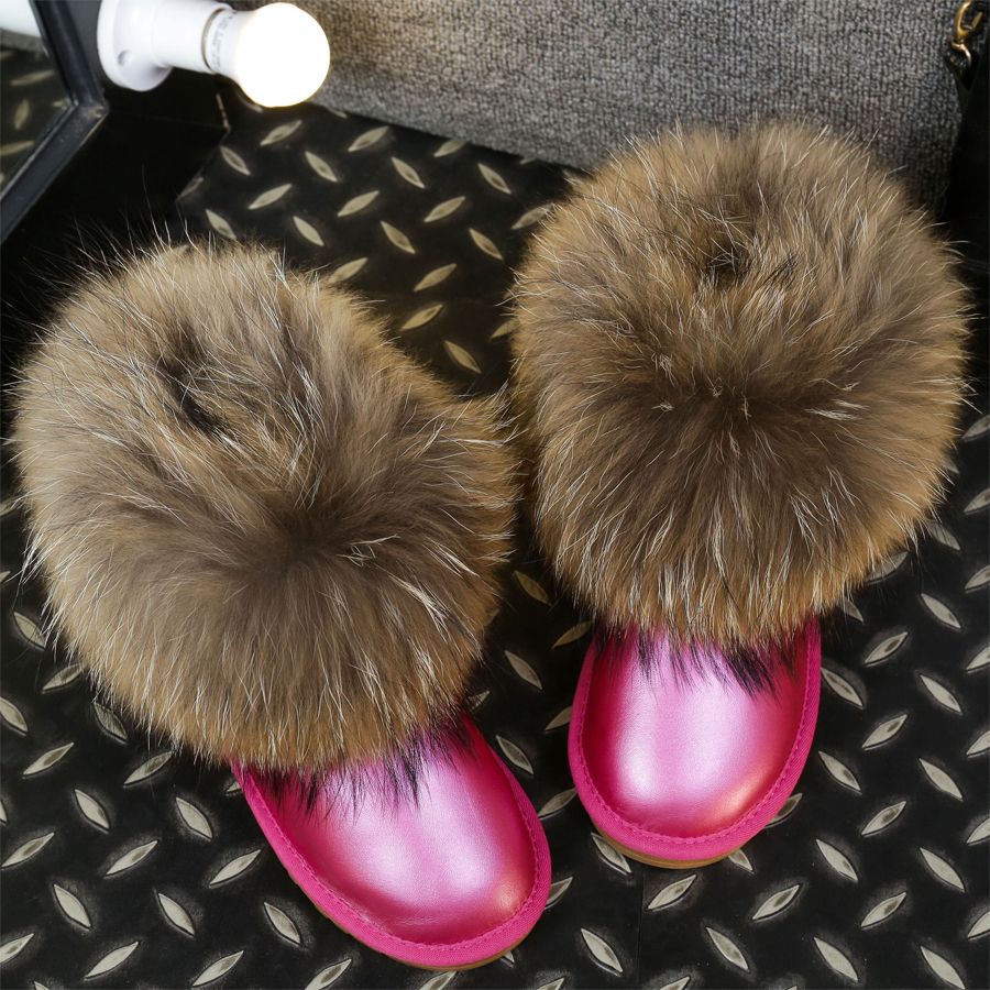 very furry boots