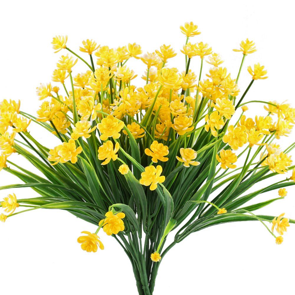 2020 Artificial Fake Flowers, Faux Yellow Daffodils ...