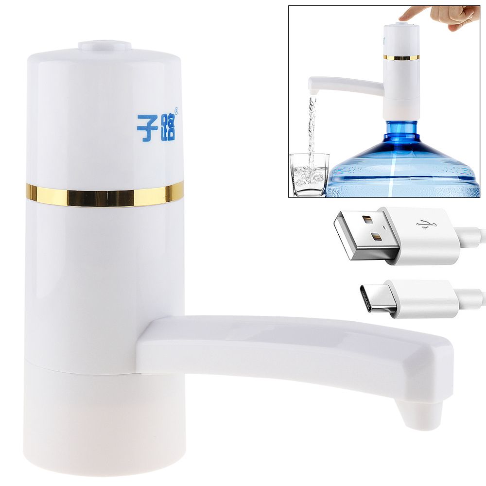 زجاجة ماء مضخة ماء لاسلكية قابلة للشحن موزع المياه الكهربائية زجاجات الشرب المحمولة أدوات Drinkware J190722 2021 من Babala1 134 14ر س موبايل Dhgate