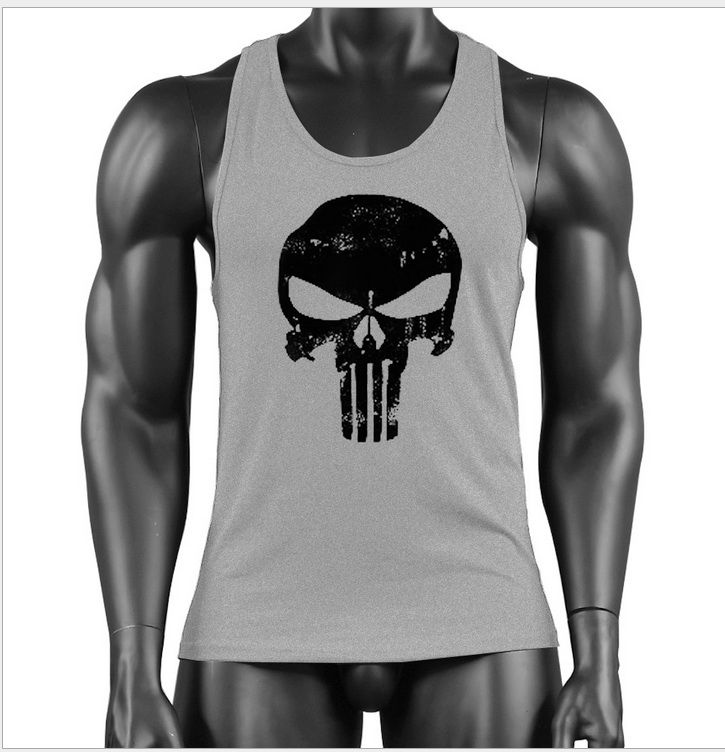 Compra GYM VEST Marca Calaveras Ropa De Fitness Gimnasios Para Hombre Sin  Mangas De Algodón Oro Top Sin Mangas Deportivos Stringer Chaleco Barato |  Entrega Rápida Y Calidad | Es.Dhgate