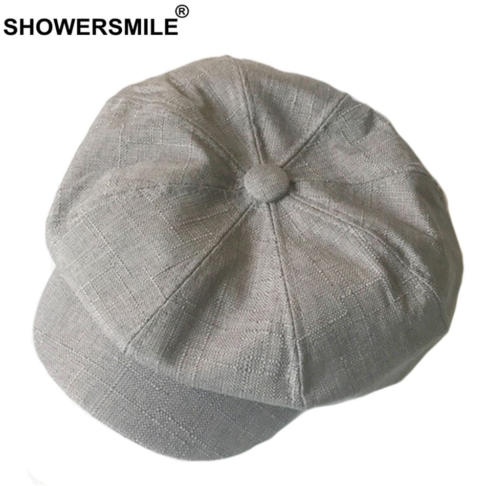 gray newsboy cap