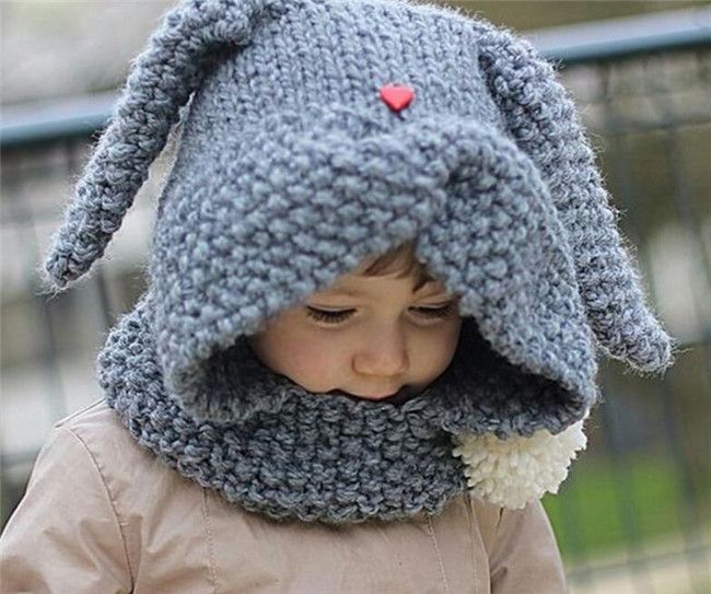Acquistare 2019 Cappelli Bambini Grandi Orecchie Conigli Cappelli Di Animali  Autunno Inverno Filato Di Lana Cappelli Del Collo Del Fumetto Uncinetto A  Mano D57 Economico | Consegna Veloce E Qualità | It.Dhgate