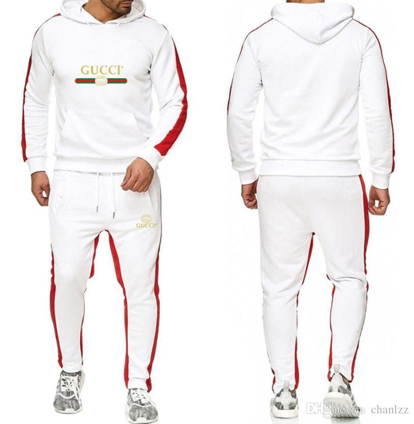 Buy Products Of Mens Sporting Suit Warm Hooded 0&#13;GUCCI Tracksuit Track Polo Mens Sweat Suits Letter Print Hoodies Sweatsuit In Bulk From Mens Tracksuits | DHgate.Com