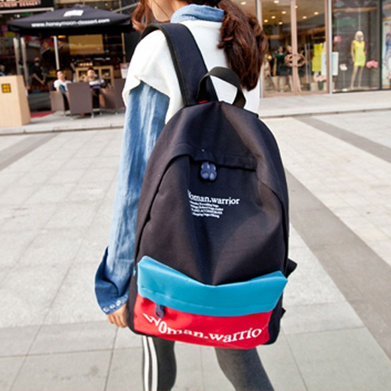 student canvas backpack