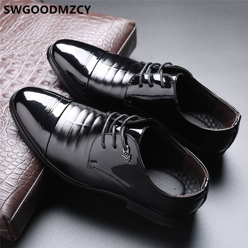 Black Formal Shoe For Men Italian Oxford Shoes Men Evening Dress