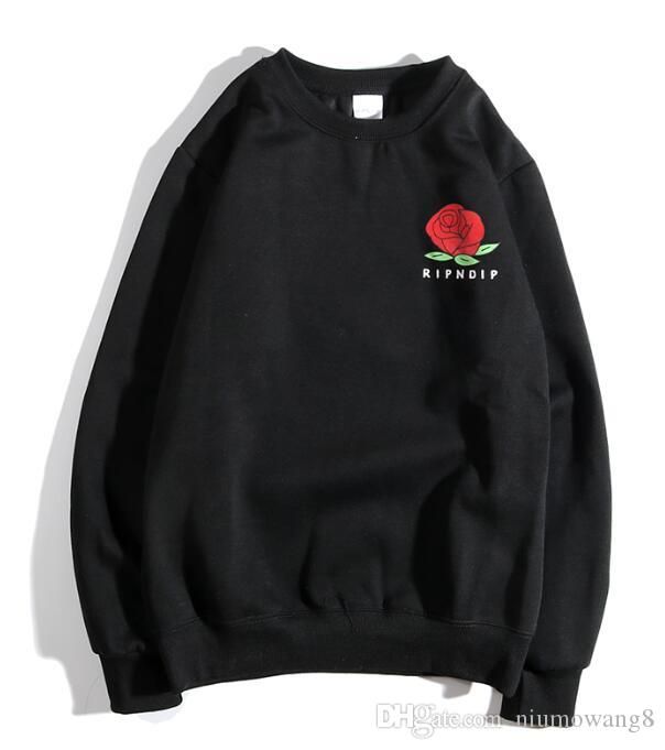 ripndip rose hoodie