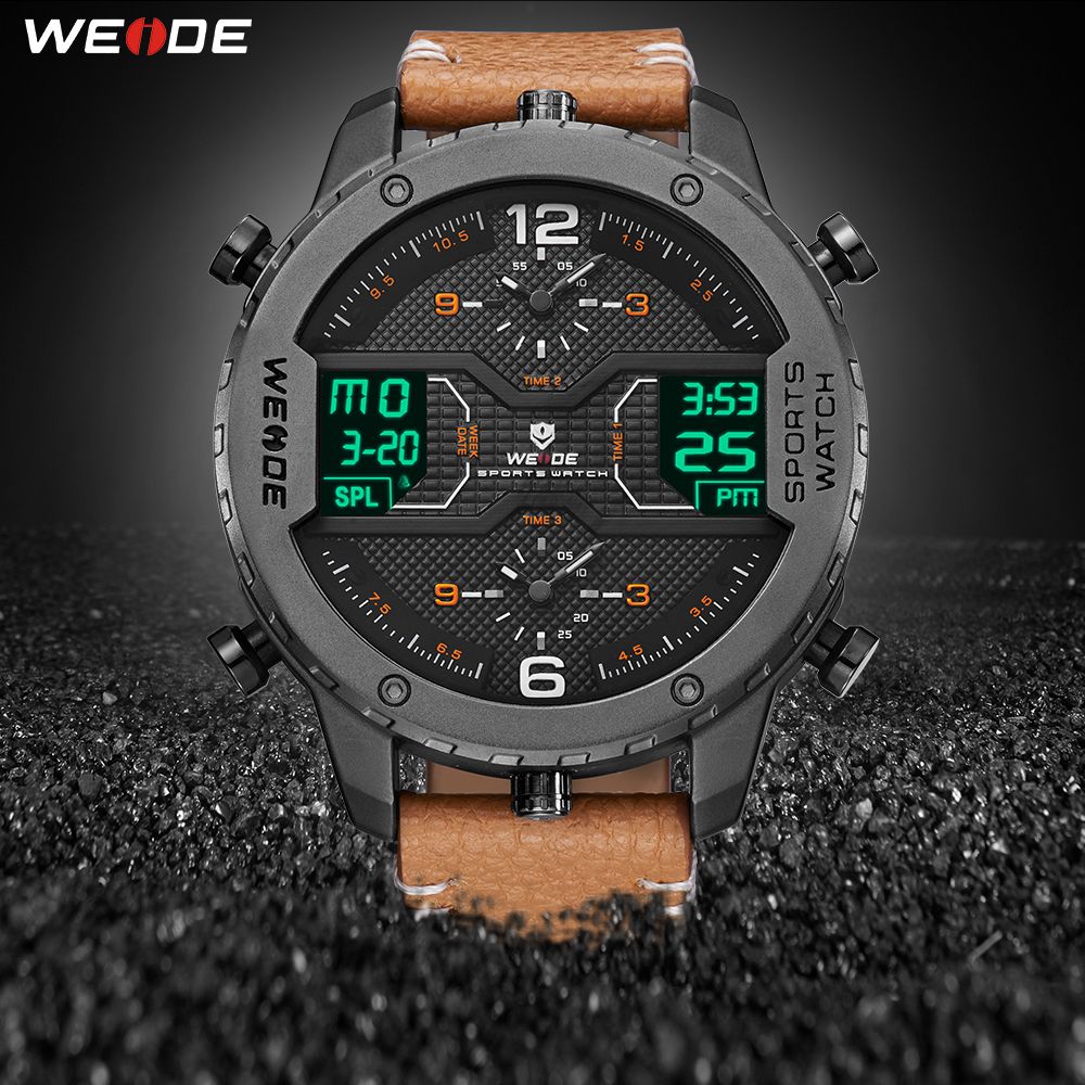 digital watch with hands
