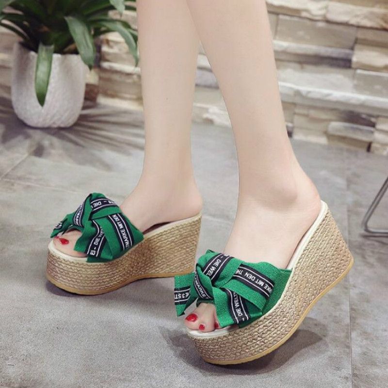 butterfly platform shoes