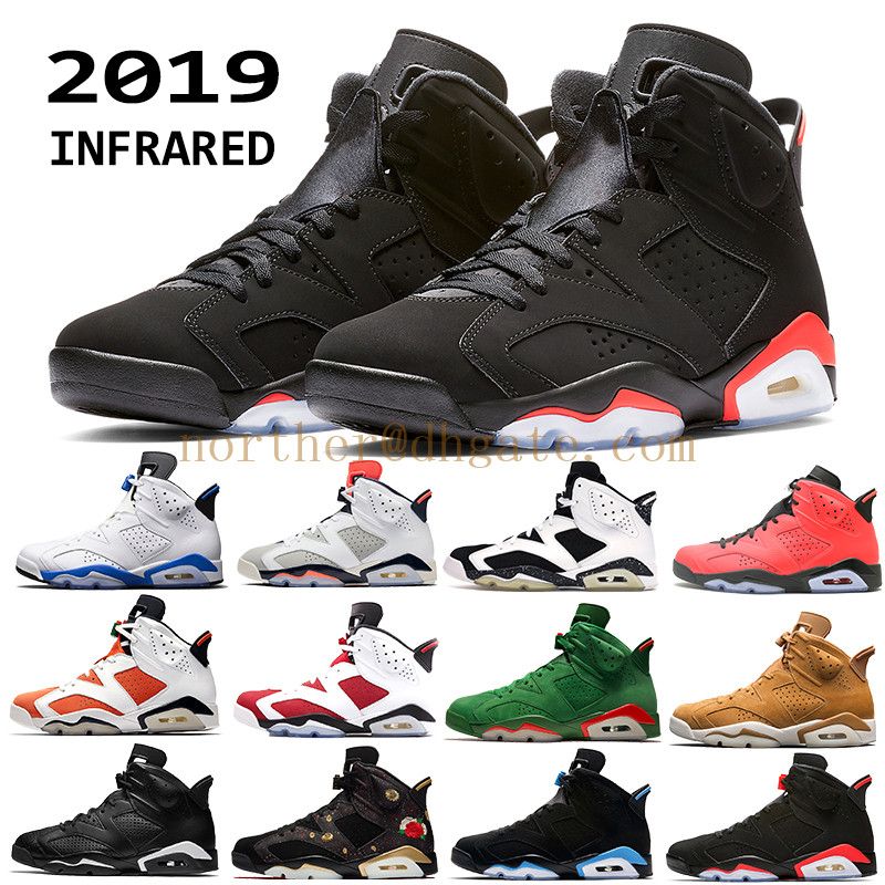Compre 2019 Nike Air Jordan 6 Hombres Infrarrojo Negro 6s Compre 2019 Nike Air Jordan 6 Hombres Infrarrojo Negro 6s
