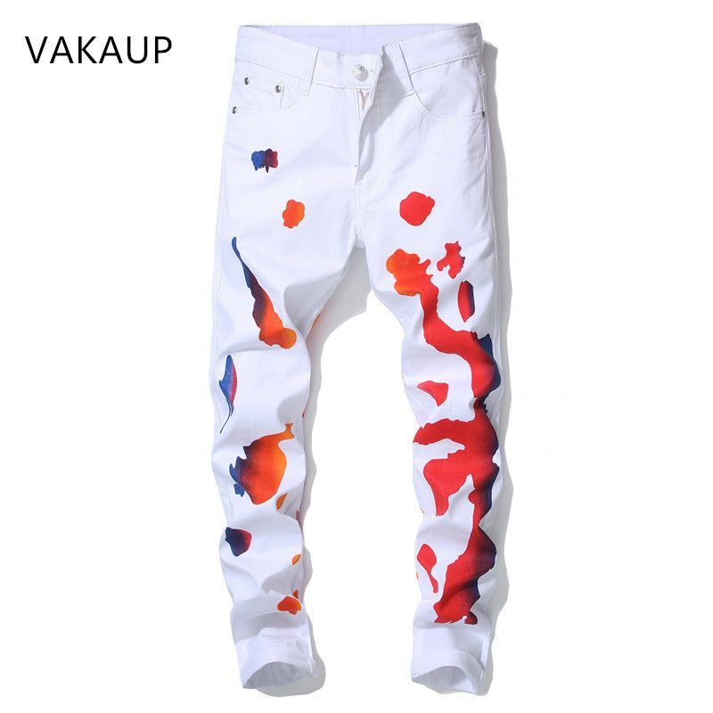 stylish white jeans for men