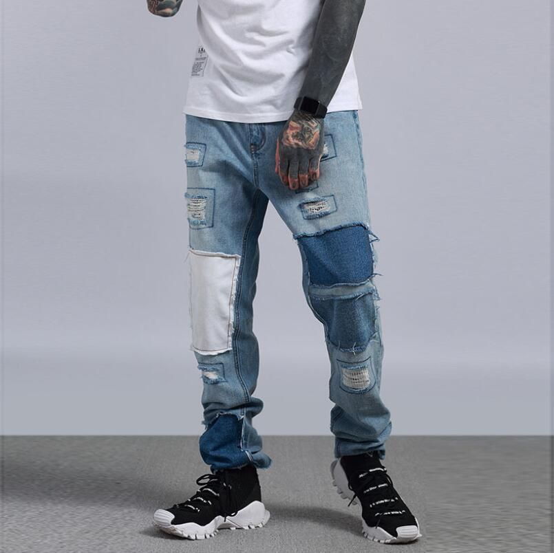 calça larga masculina