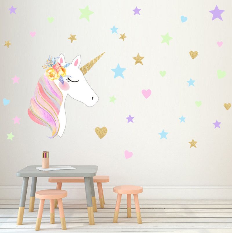 2019 Wall Stickers For Kids Rooms Home Decoration Cartoon Animal Wall